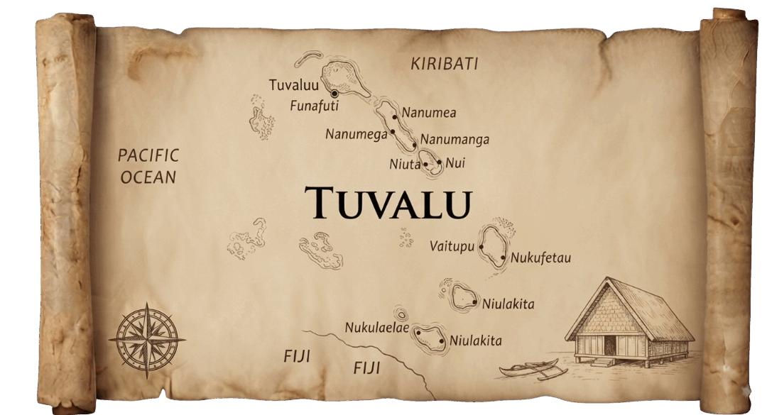 Tuvalu map