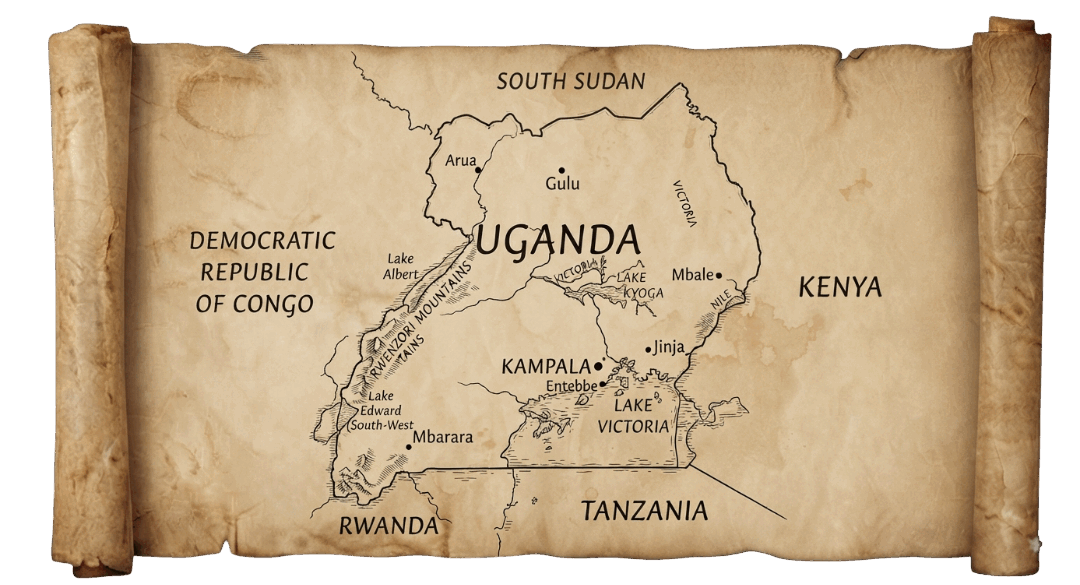 Uganda map