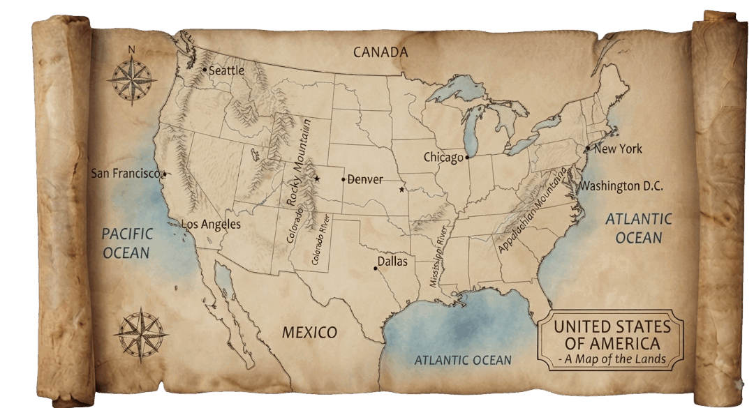 United States map