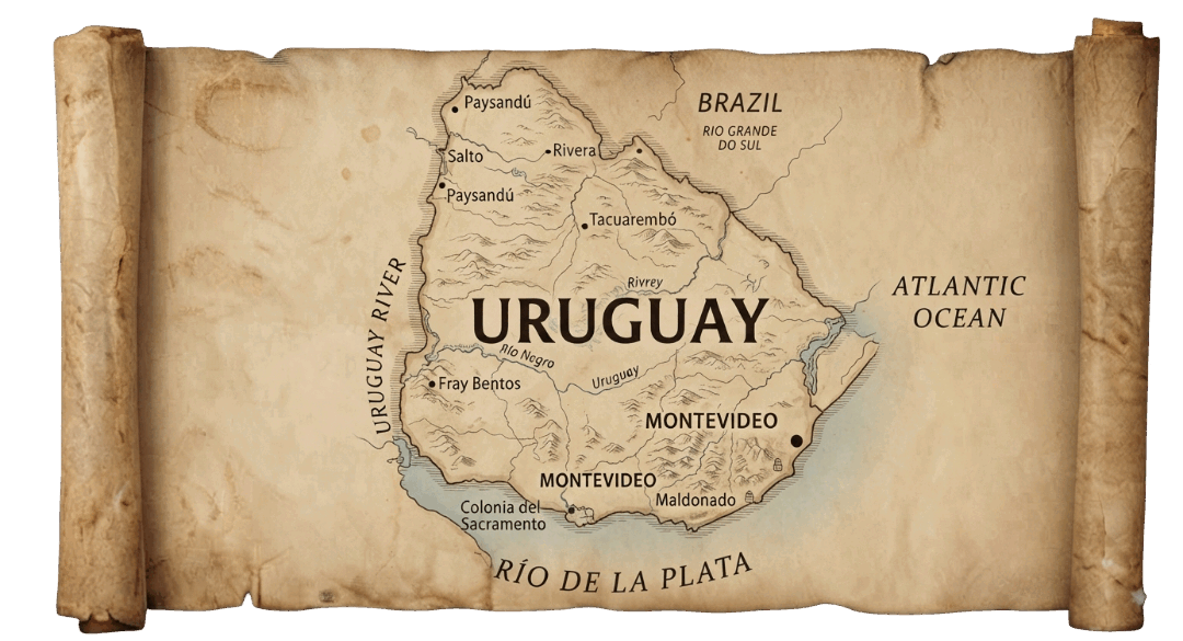 Uruguay map