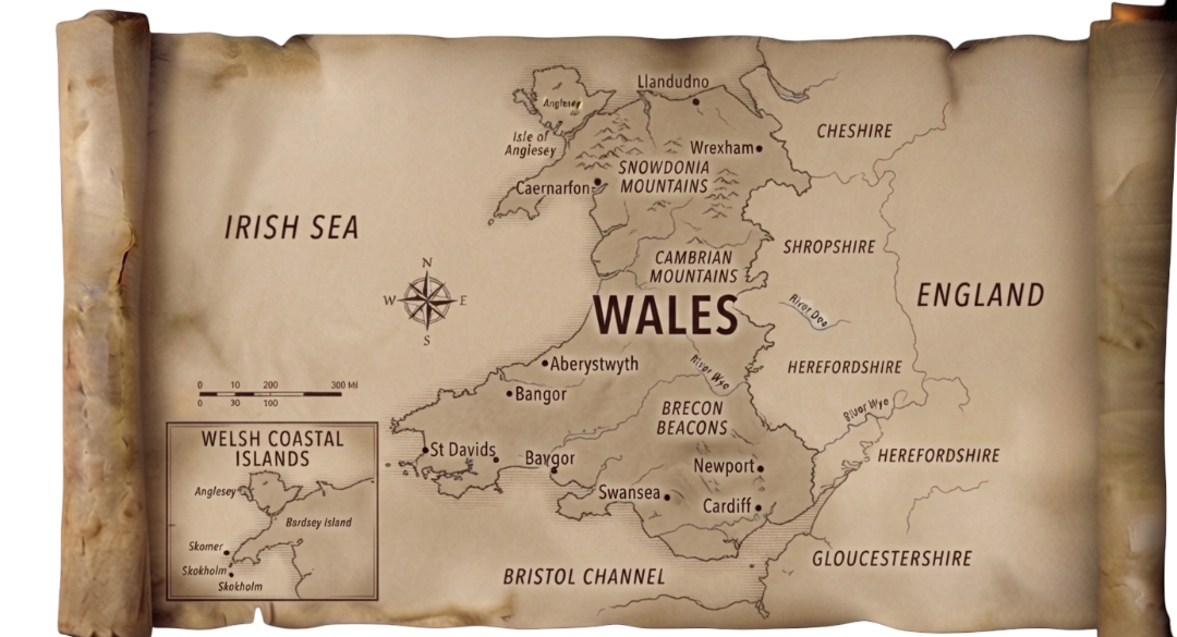 Wales map