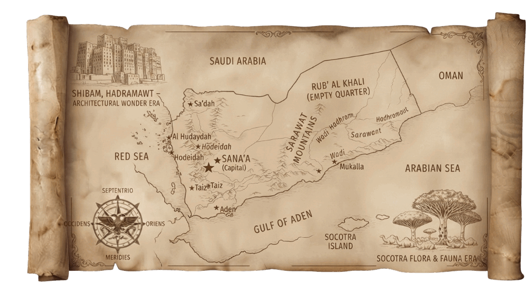 Yemen map