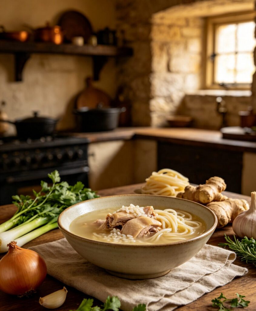 Hawaiian Chicken Long Rice Broth