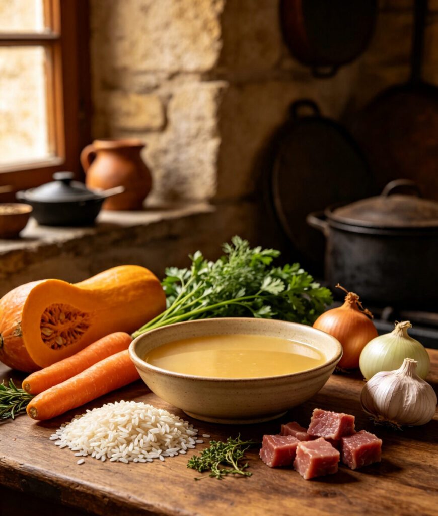 Mastava Base (Uzbek Rice-Vegetable Soup Base)