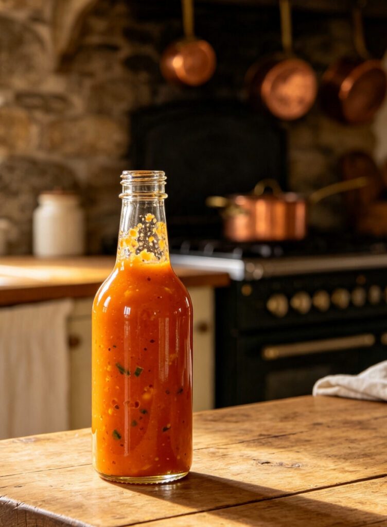 Papaya-Scotch Bonnet Hot Sauce