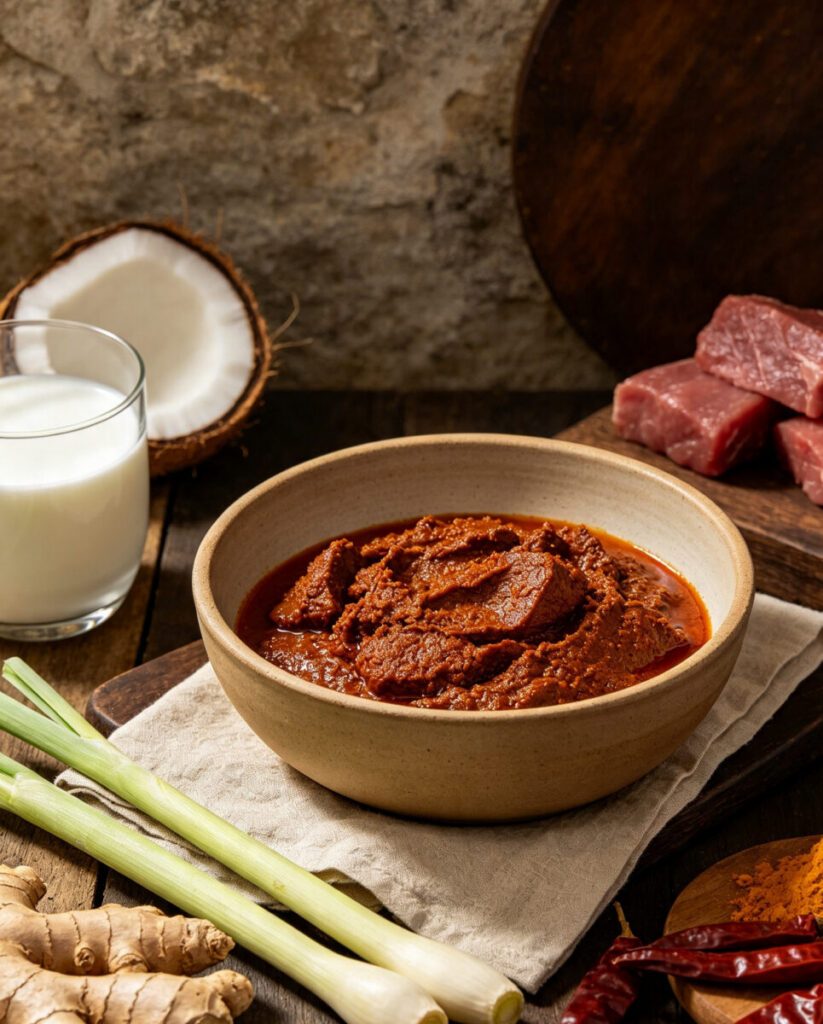 Rendang Base (Spice Paste Reduction)