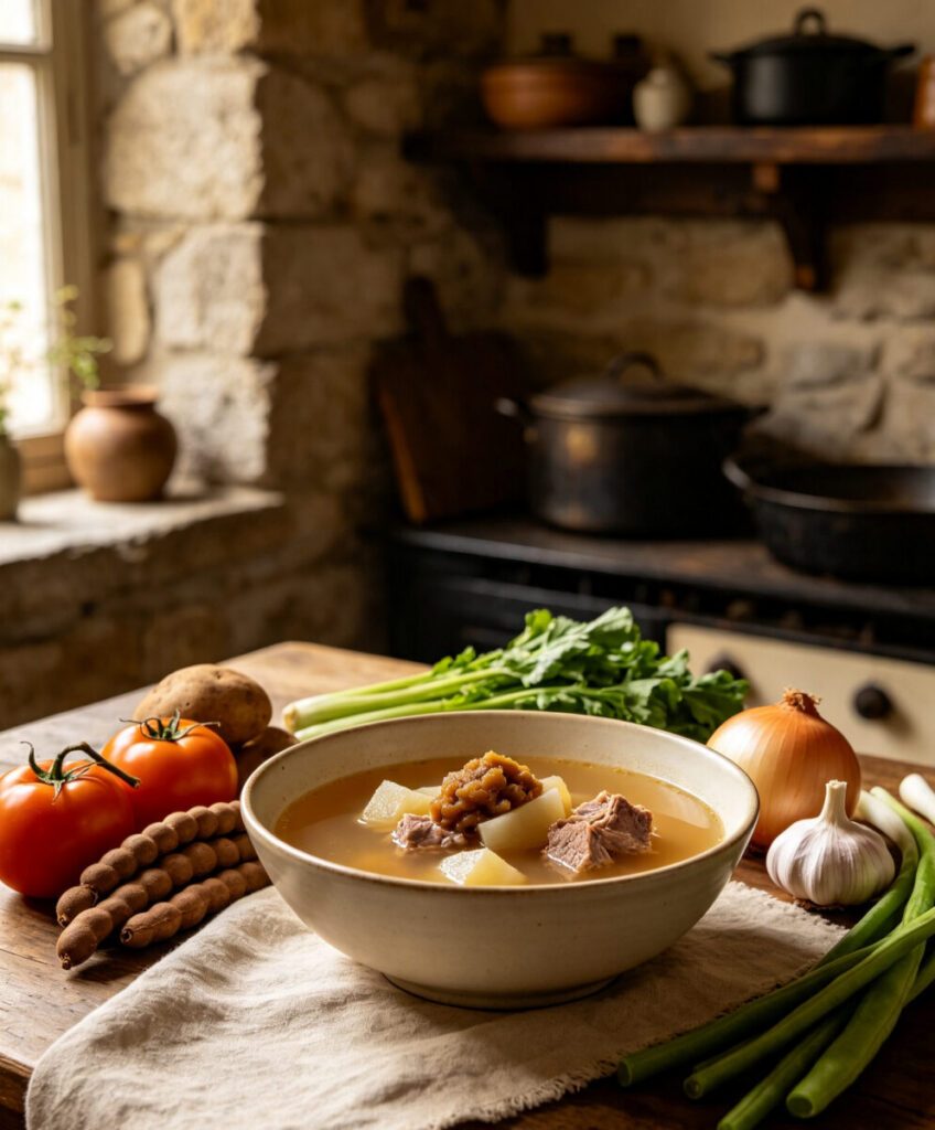 Sinigang Broth Base (Filipino Sour Tamarind Broth)