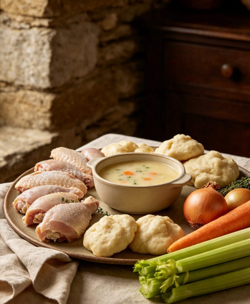 Southern Chicken and Dumplings Broth