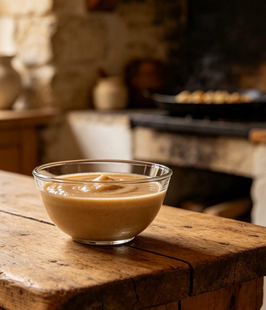 Uyghur Garlic-Vinegar Dip (Manti Sauce)