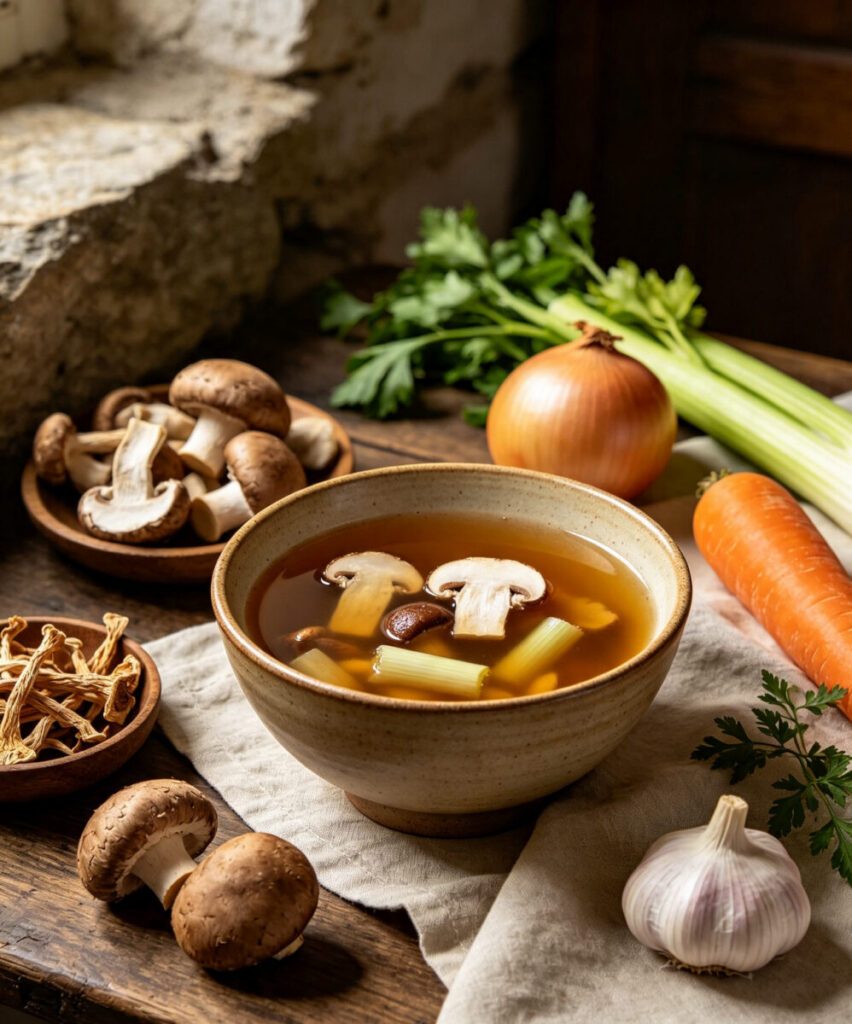 Vegetarian Mushroom Stock (Su Tang)
