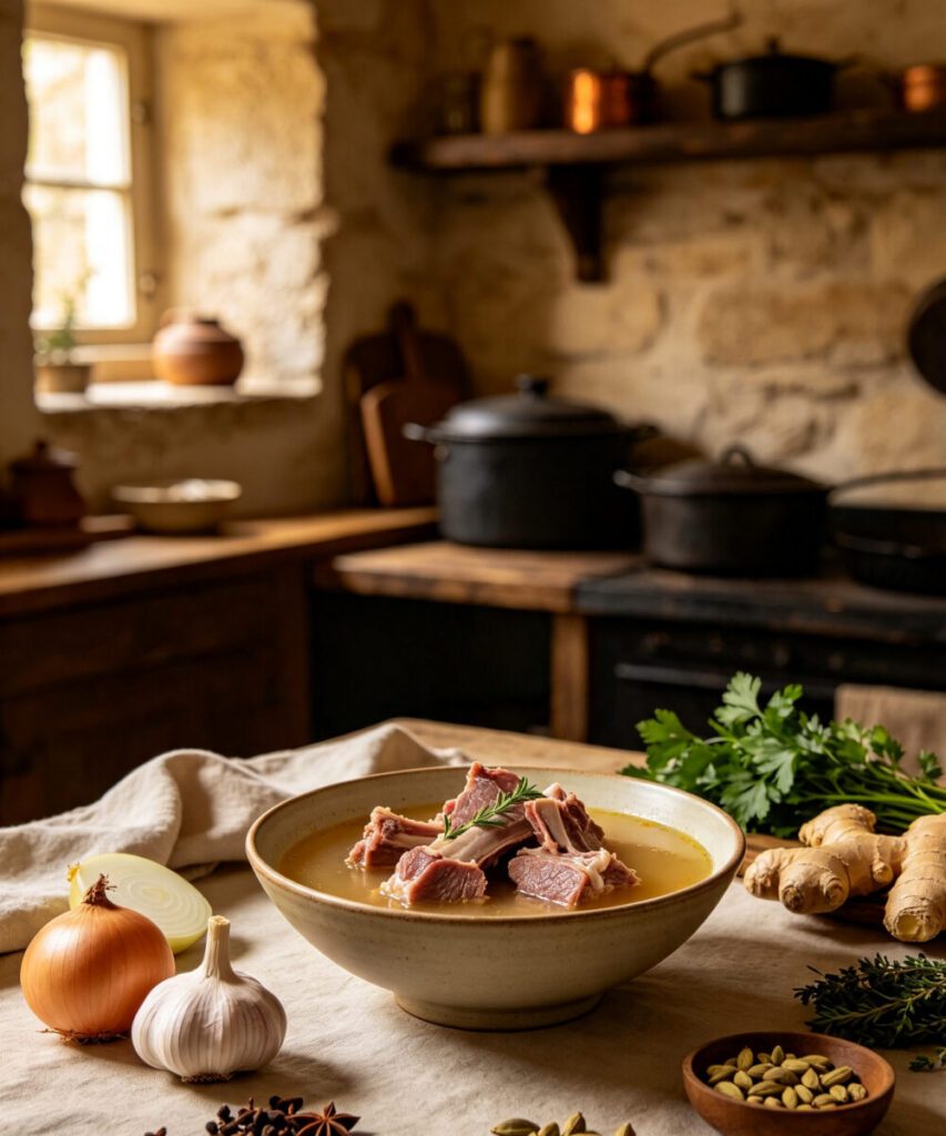 Yakhni (Kashmiri/Mughlai Meat Stock Base)